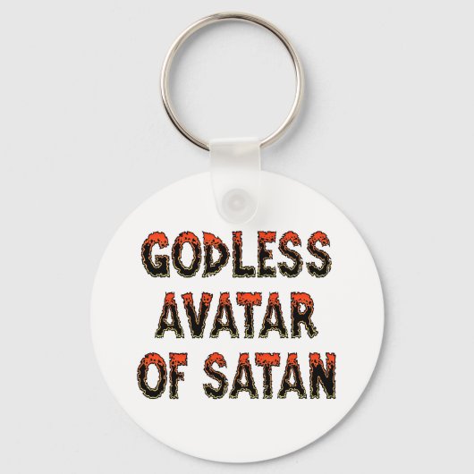 Godless Avatar van Satan Sleutelhanger (Voorkant)