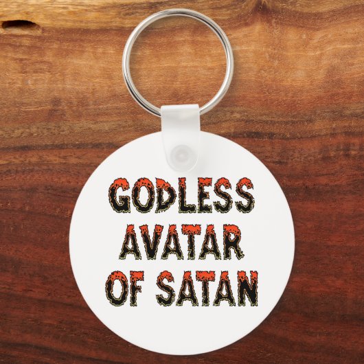 Godless Avatar van Satan Sleutelhanger (Voorkant)