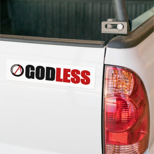Godless Bumpersticker (Op Truck)