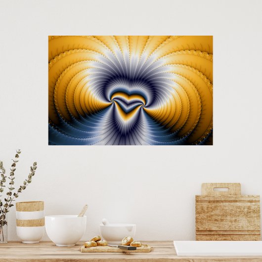 Godless - Fractal Poster (Keuken)