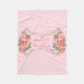 Godless Heathen Fleece Floral Blanket Deken (Voorkant)