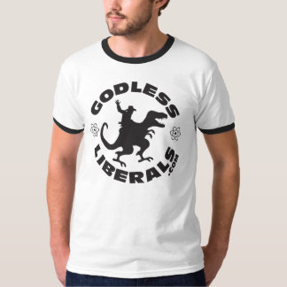 Godless Liberal Official Logo Ringer Shirt