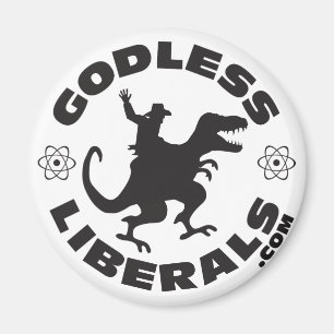 Godless Liberals Officieel Logo Magnet