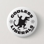 Godless Liberals Officiële Logo Button (Voorkant)