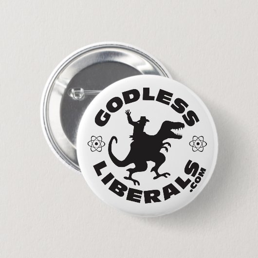 Godless Liberals Officiële Logo Button (Voorkant /achterkant)
