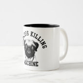 Godless moordmachine tweekleurige koffiemok (Voorkant rechts)