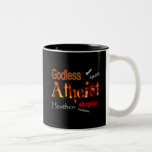 Godless Words Tweekleurige Koffiemok