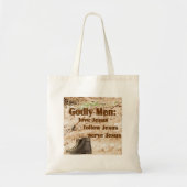 Godly Mannen Tote Bag (Voorkant)