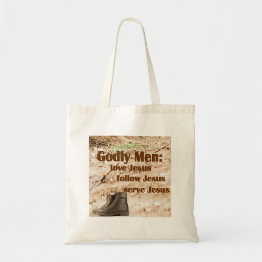 Godly Mannen Tote Bag (Voorkant)