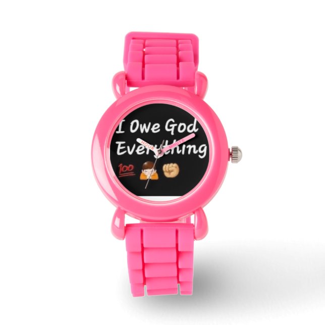Godly Pink Watch Horloge (Voorkant)