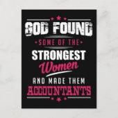 GodMade Accountants Hilarious Profession Design Briefkaart (Voorkant)