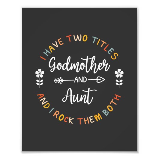 GodmMammie Foto Afdruk (Voorkant)