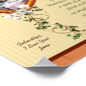 Godmoeder 8x10 Lily Lijst Persoonlijke afdrukken Poster (Hoek)