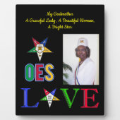 Godmoeder Eastern Star-fotoplaque Fotoplaat (Voorkant)