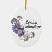 Godmoeder eerbetote keramisch ornament (Voorkant)