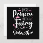 Godmoeder Elke prinses heeft een rare godmoeder no Kaart (Voorkant / Achterkant)