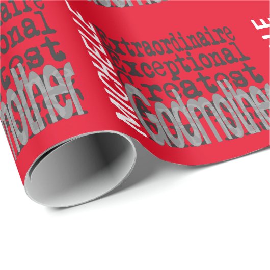 Godmoeder Extraordinaire Cadeaupapier (Rol Hoek)