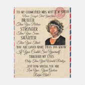 Godmoeder Fleece Blanket Deken (Voorkant)