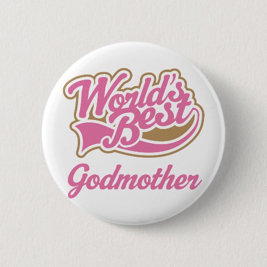 Godmoeder Gift Ronde Button 5,7 Cm (Voorkant)