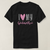 Godmoeder Ik hou van mijn godmoeder T-shirt (Design voorkant)