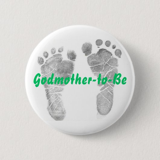 Godmoeder-in-be Ronde Button 5,7 Cm (Voorkant)