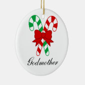 Godmoeder kerstversiering keramisch ornament (Rechts)