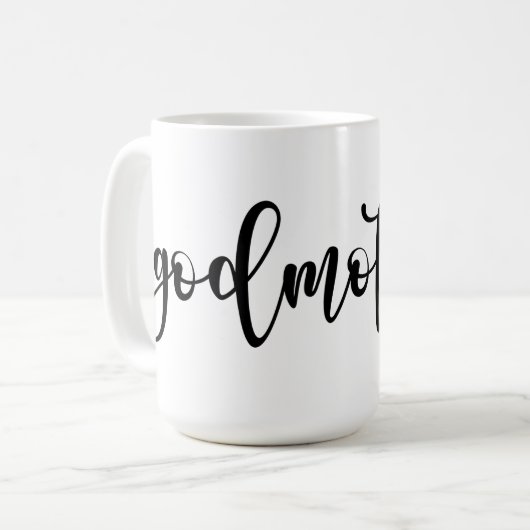 Godmoeder met hart Mok (Voorkant links)