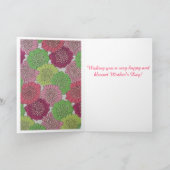 Godmoeder Moederdag Card -  Floral Kaart (Binnen)