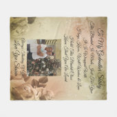 Godmoeder personaliseert fleece deken (Voorkant (Horizontaal))