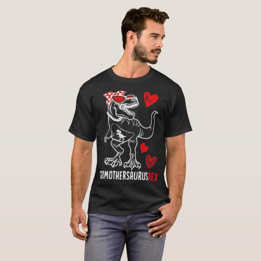 Godmoeder Saurus Godmothersaurus Dinosaur Gift Fo T-shirt (Voorkant volledig)