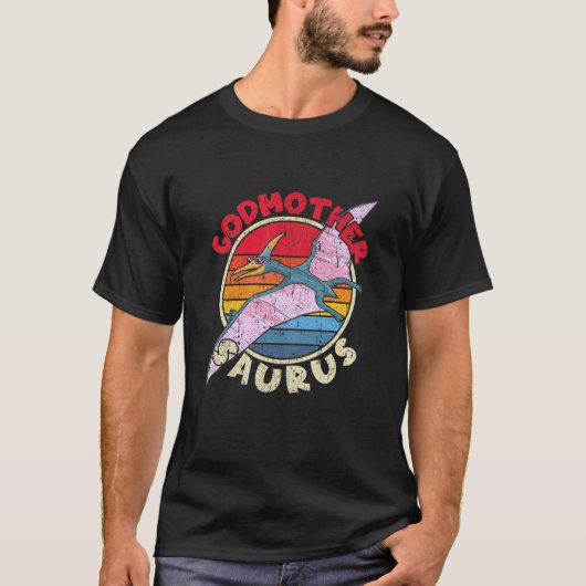 Godmoeder Saurus I Pterodactylus I Family Matching T-shirt (Voorkant)