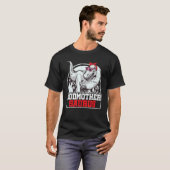 Godmoeder Saurus rex Dinosaur Godmoeder Saurus Fam T-shirt (Voorkant volledig)
