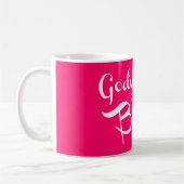 Godmoeder van Bride White op Hot Pink Koffiemok (Links)
