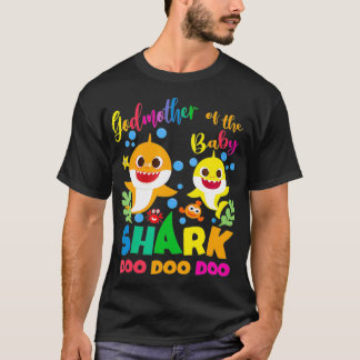 Godmoeder van de Baby haaiendag Godmoeder Sha T-shirt