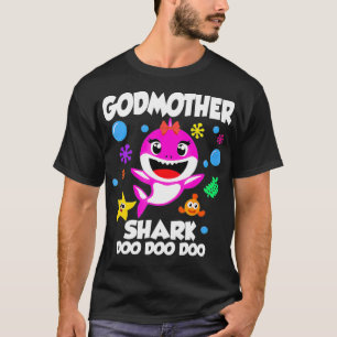 Godmoeder van de Baby haaiendag Godmoeder Sha T-shirt