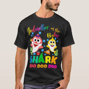 Godmoeder van de Baby haaiendag Godmoeder Sha T-shirt