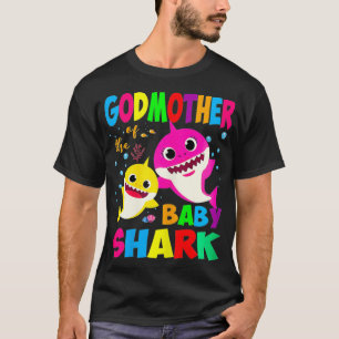 Godmoeder van de Baby haaiendag Godmoeder Sha T-shirt
