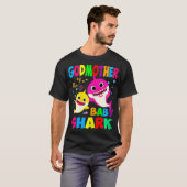 Godmoeder van de Baby haaiendag Godmoeder Sha T-shirt (Voorkant volledig)