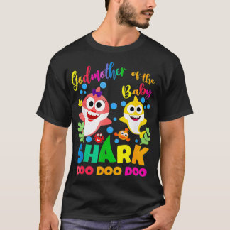 Godmoeder van de Baby haaiendag Godmoeder Sha T-shirt