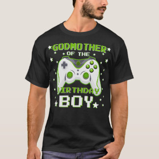 Godmoeder van de Birthday Boy Gift Video Game Birt T-shirt