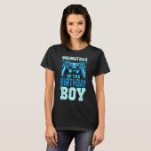 Godmoeder van de Birthday Boy Matching Video Gamer T-shirt (Voorkant volledig)