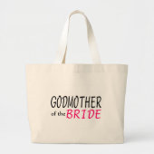 Godmoeder van de Bride Grote Tote Bag (Voorkant)