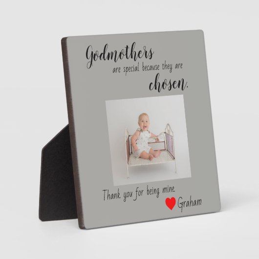 Godmoeder verbijsterd fotoplaat (Voorkant)