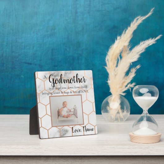 Godmoeder verbijsterd fotoplaat (Insitu)