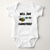 Godmoeder Voorstel Baby Cadeft Romper (Voorkant)