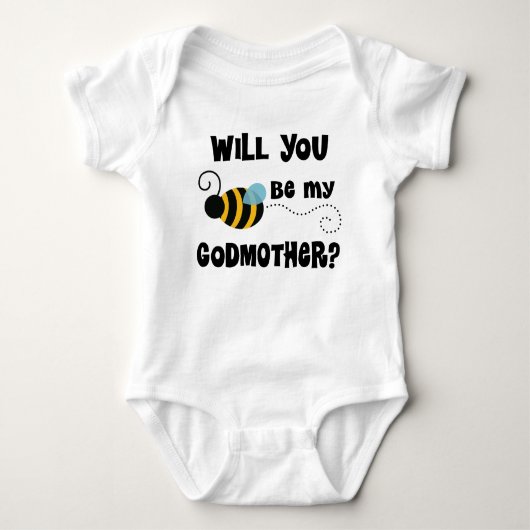 Godmoeder Voorstel Baby Cadeft Romper (Voorkant)
