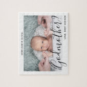 Godmoeder Voorstel Eenvoudige Baby foto van modern Legpuzzel (Verticaal)