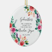 Godmoeders zijn een bloeiende foto keramisch ornament (Rechts)