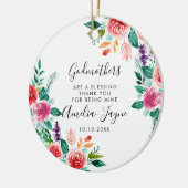 Godmoeders zijn een bloeiende foto keramisch ornament (Links)