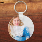 Godmoeders zijn een bloeiende foto van Floral Herf Sleutelhanger (Achterkant)